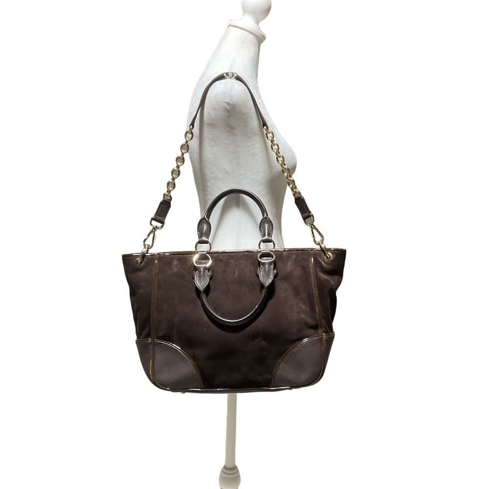 TIFFANY & Co Italian Leather & Suede Handbag - Picture 11 of 12